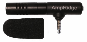 The MightyMic S shotgun super-cardioid microphone for smartphones with a headphone jack