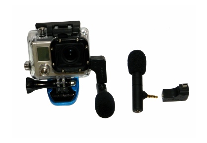 MightyMic G Shotgun Microphone for GoPro Hero 3 and 4